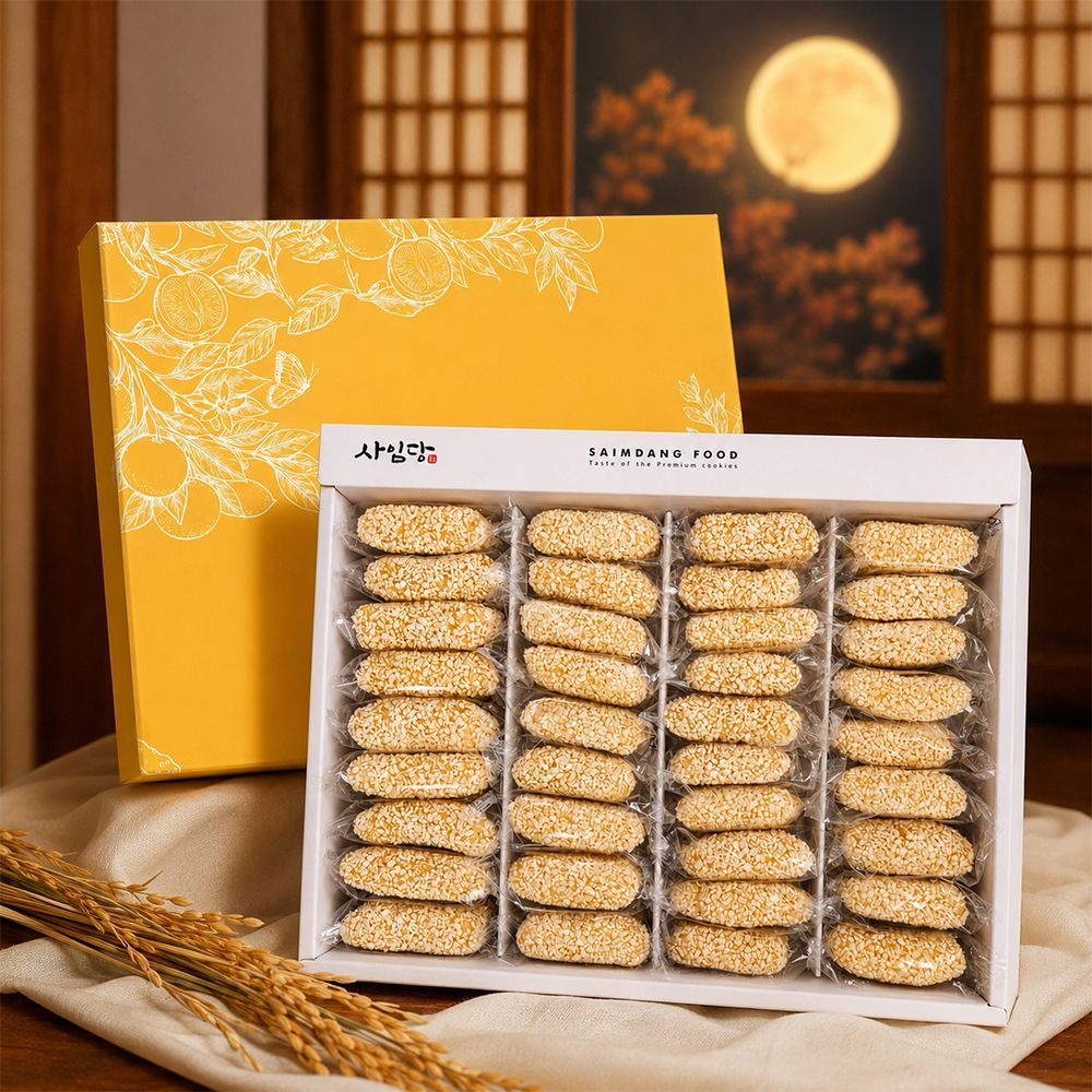 사임당 한과 제주 감귤 유과 명절 선물세트 (576g)