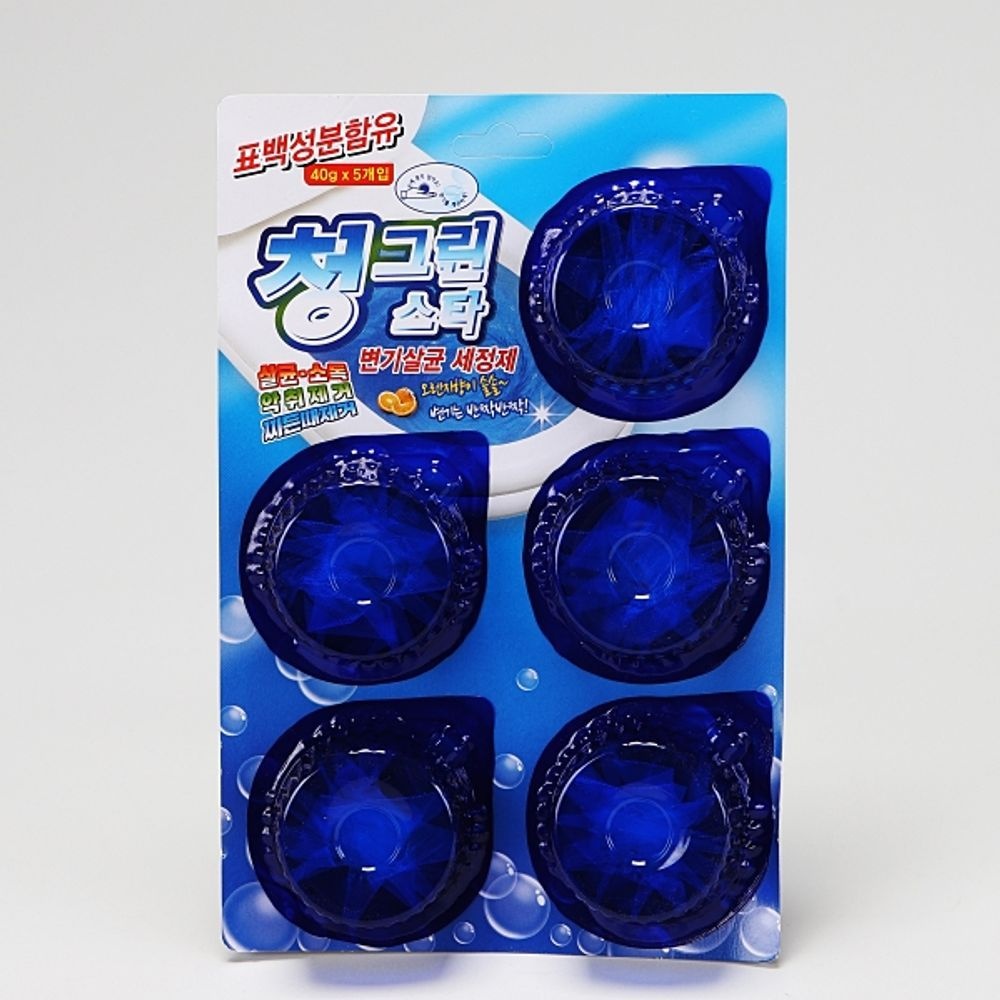 변기 세정제 청스타 40g x 5P 1세트