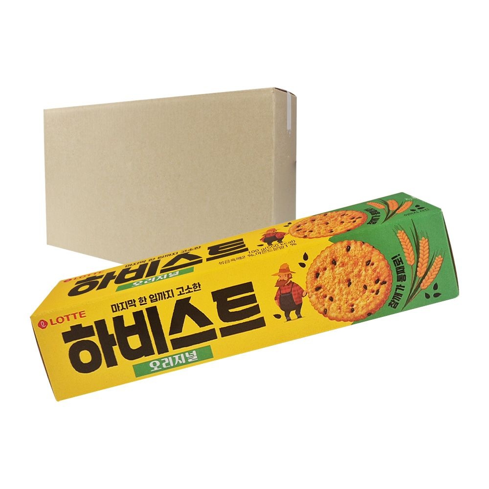 대용량 박스 롯데 하비스트 달콤고소 100g 20입