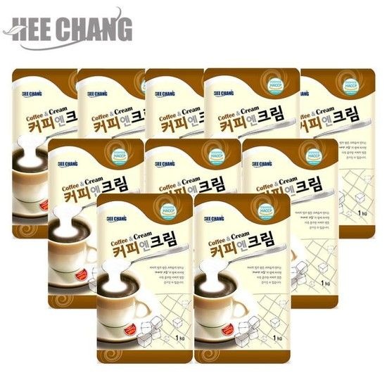 [희창유업] 희창 커피엔크림 1kg x 10개 / 자판기용 커피 프리마 프림 크리마 (17804129)