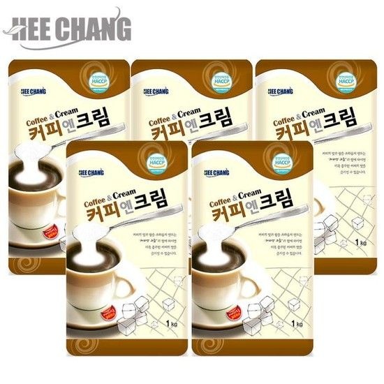 [희창유업] 희창 커피엔크림 1kg x 5개 / 자판기용 커피 프리마 프림 크리마 (17804131)