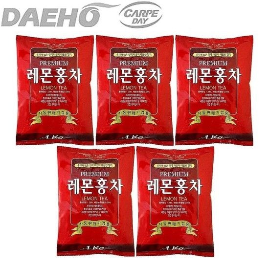 [대호식품] 대호 프리미엄 레몬홍차 1kg x 5개 / 자판기용 홍차분말 아이스티 (18655382)