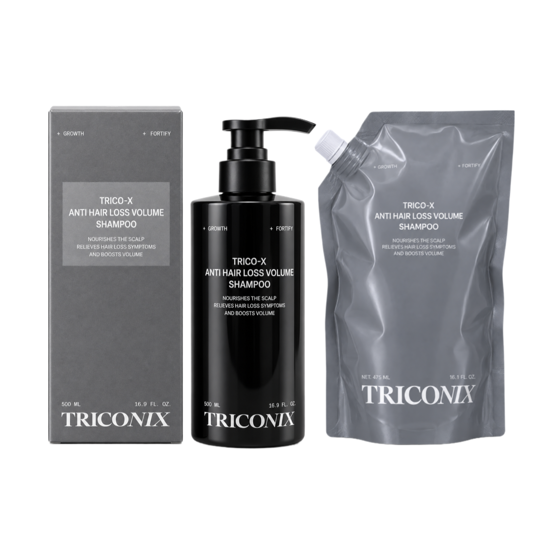 트리코닉스 트리코엑스 블랙샴푸 500ml + 리필 475ml 1세트