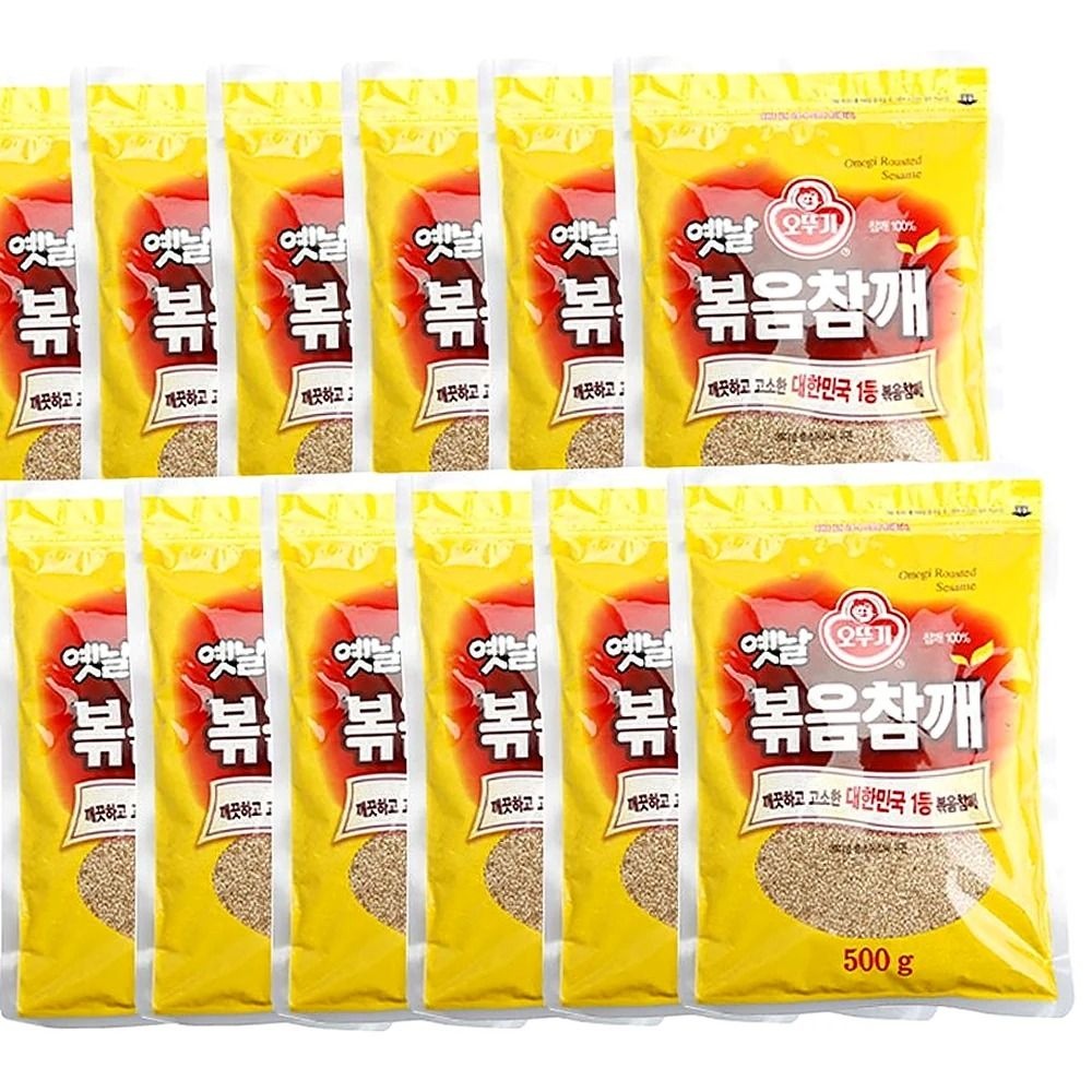 볶음참깨 옛날볶음참깨 500G 12개