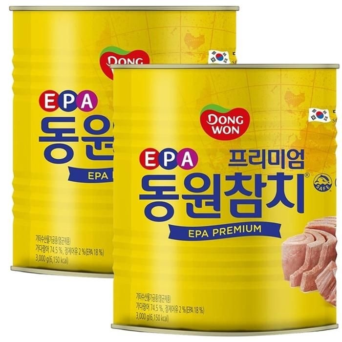동원 EPA 참치캔 3kg x 2개