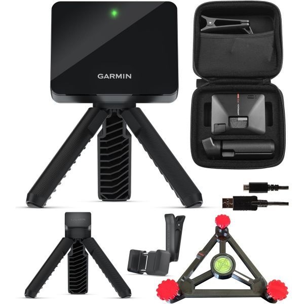 [해외] Garmin 가민 Approach R10 휴대용 골프 런치 모니터 시뮬레이터 번들 가정 야외 실내 사용에 프로젝터 호환 PlayBetter 충