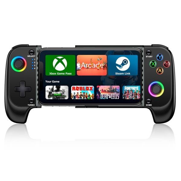 [해외] 아이폰호환 안드로이드 용 무선 휴대폰 컨트롤러 데드존 없음 Xbox Game Pass Steam Link GeForce Now Call of Duty Roblox 로블록