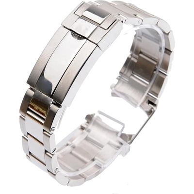 ロレックスに適したバンドフィットアークエッジソリッドステンレススチールウォッチアクセサリー