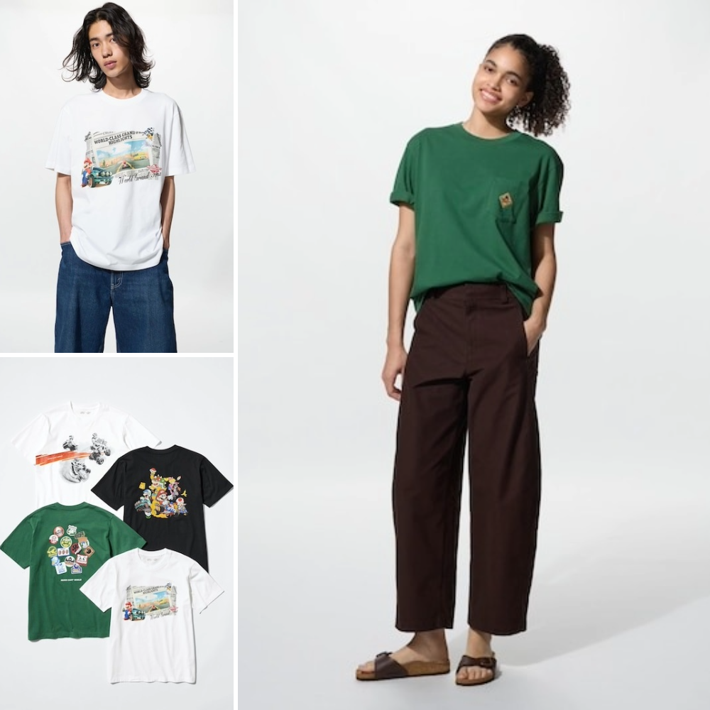 [해외] 유니클로 마리오카트 월드 UT 그래픽 티셔츠 A 26SS 프린트 반팔티