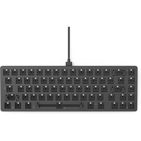 [해외] 글로리어스 GMMK 2 핫스왑 가능 TKL 기계식 키보드 유선 맞춤형 RGB 컴팩트 65% 리퍼비시 블랙 베어본 245375