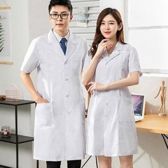 피부관리사 가운 의사 전문복 실험가운 질 위생복 상승 실용적인 삶의