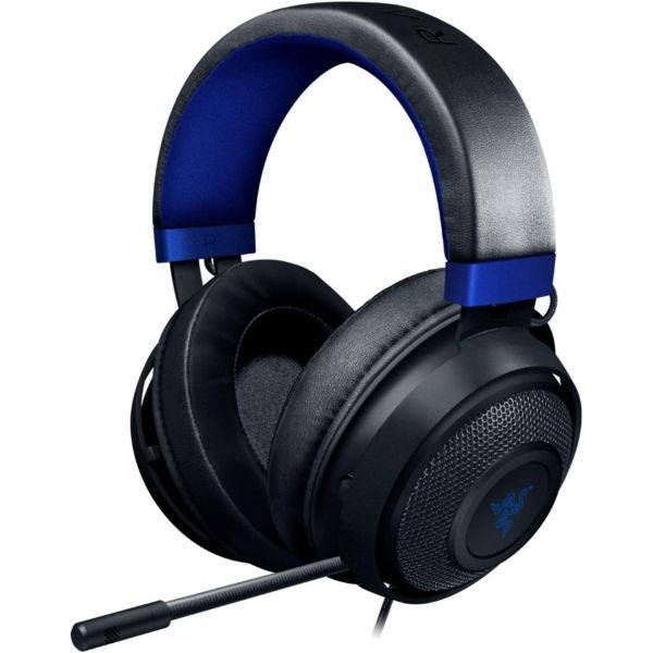 [해외] Razer 레이저 Kraken 게임용 헤드셋: 가벼운 알루미늄 프레임 접이식 소음 차단 마이크 PC PS4 PS5 스위치 Xbox One 시리즈