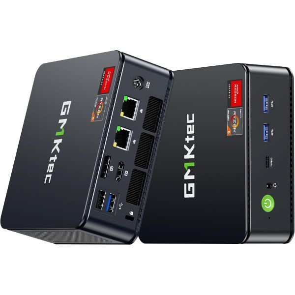 [해외] GMKtec M6 울트라 게이밍 미니 PC 라이젠 7640HS 업그레이드 버전 6600H 6800H 32GB DDR5 RAM 512GB SSD 듀얼 NIC 2.5GbE LAN 사무 데