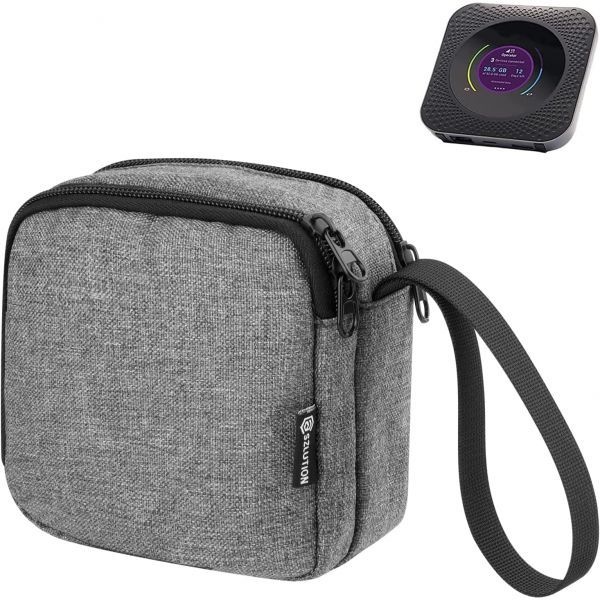 [해외] NETGEAR 넷기어 Nighthawk M7 M5 M6 Pro 5G 모바일 핫스팟 WiFi 6 지원 MR5200 MR5100 MR6500 M1 4G LTE 라우터 MR1100용 여행용 케이스