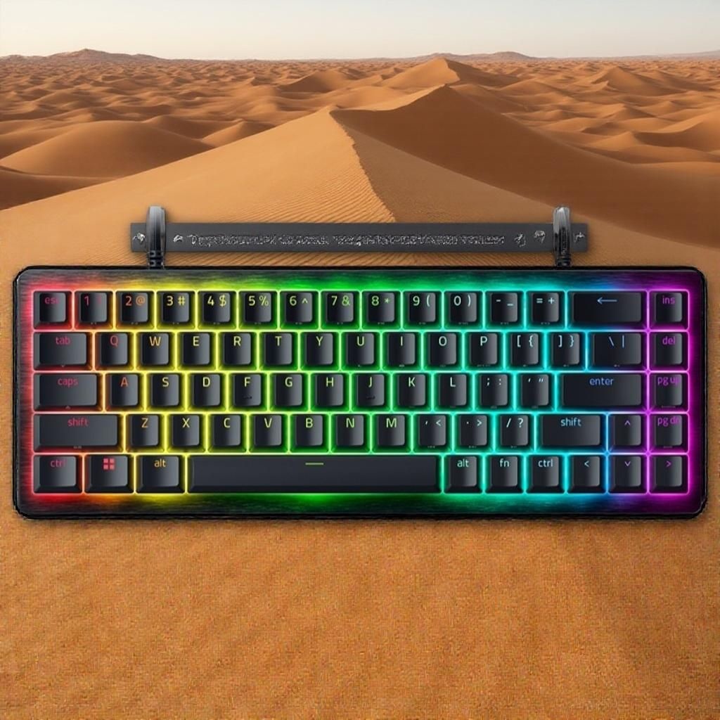레이저 Huntsman V3 HE 마그네틱 Mini 65% 8KHZ 유선 게이밍 키보드 1개