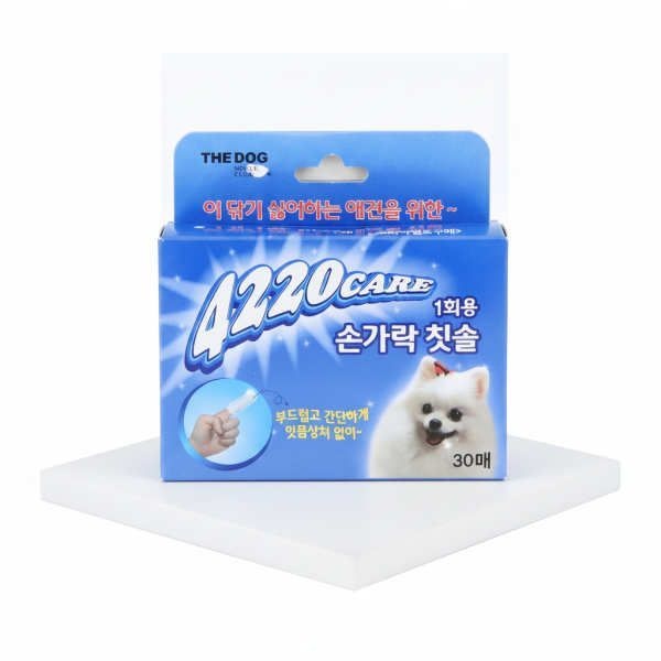 더독 4220 1회용 소프트 손가락 칫솔 30매