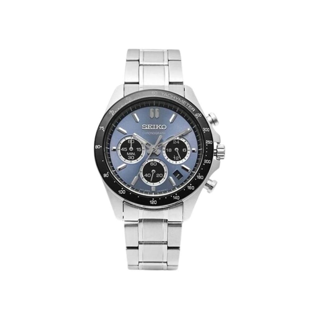 [해외] 세이코 스피릿 SBTR027 42mm 스테인리스 스틸 블루 SBTR027