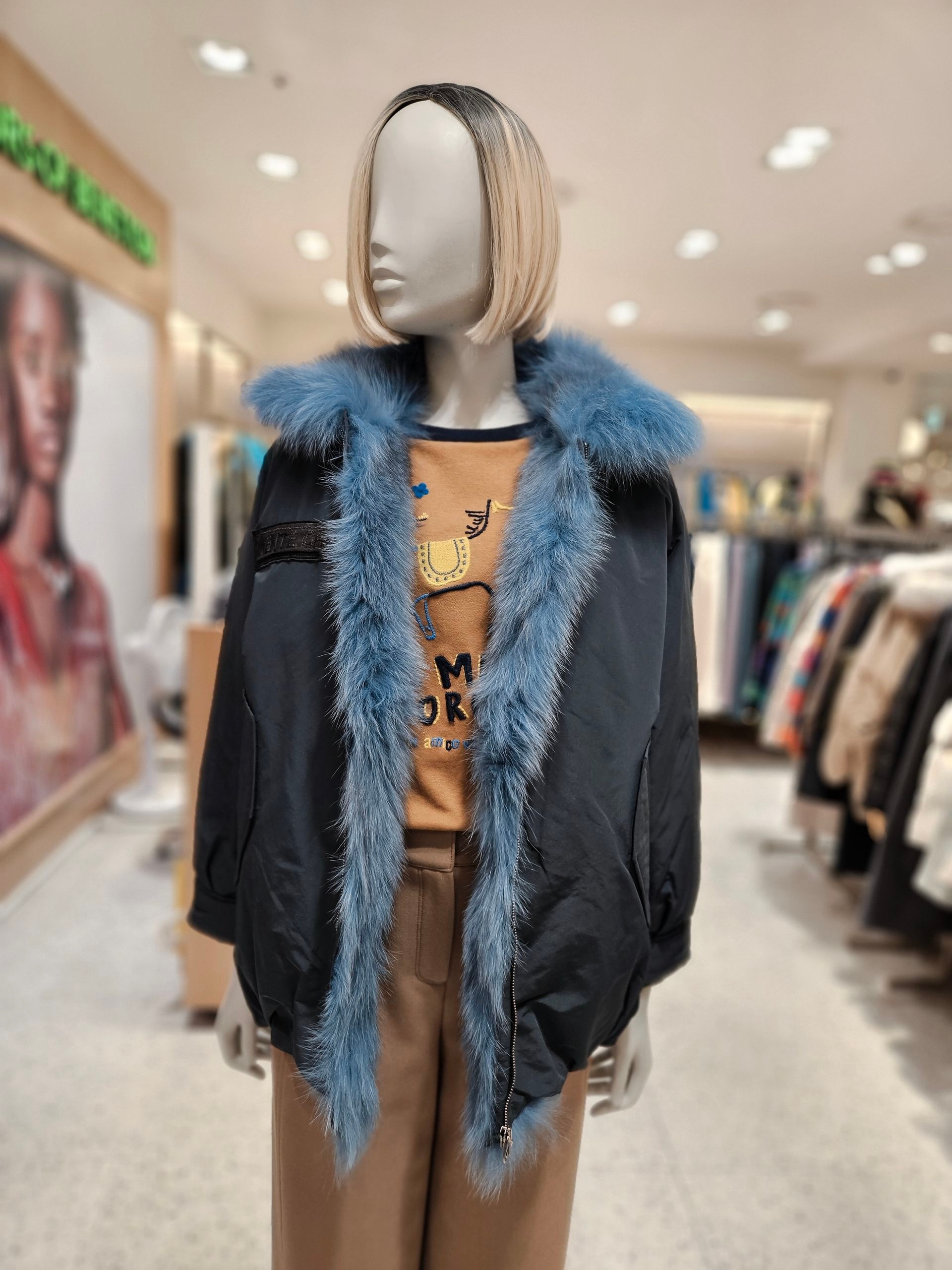 베네통 한정수량 베네통 카네 폭스벨리 구스 패딩 BAPD54461 2829992