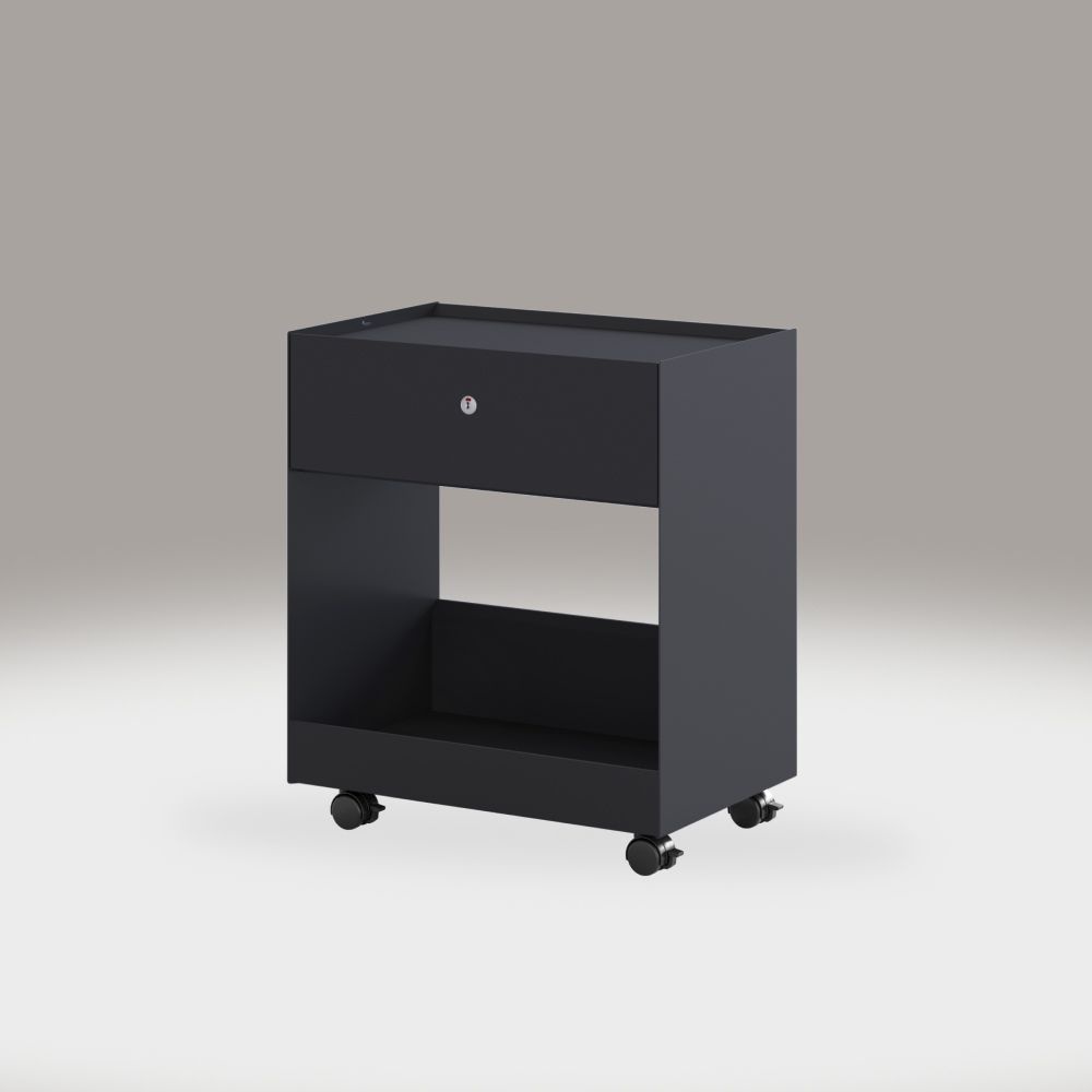퍼시스 FLOWFINDER 서랍형 트롤리 FNP0301 FKI 블랙