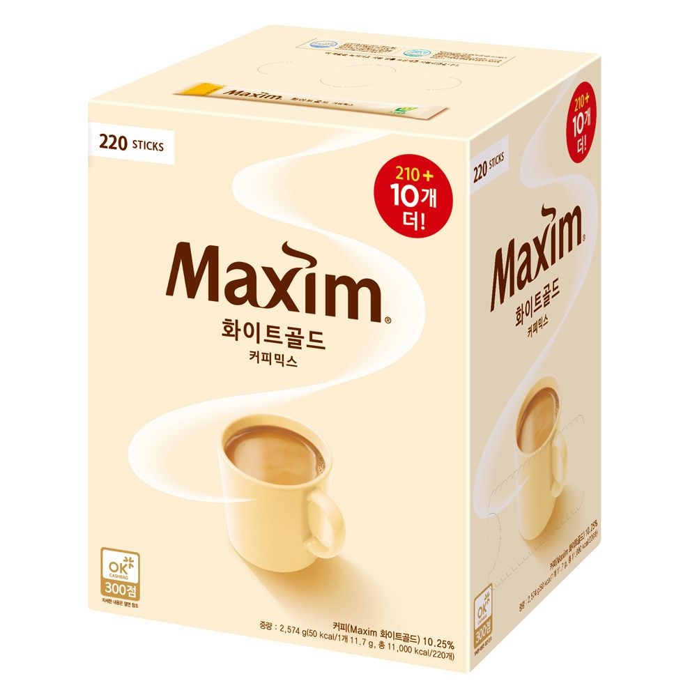 [롯데백화점] 동서식품 [동서] 맥심 화이트골드 커피믹스 (220Tx1개)