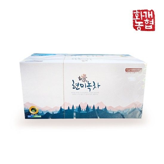 화개농협 화개장터 현미녹차 100티백(150g)