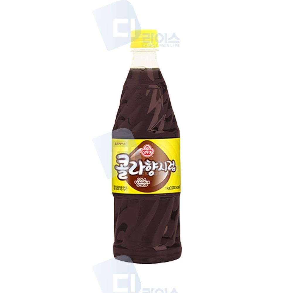 오뚜기 콜라향시럽 1kg 1병 슬러시원액