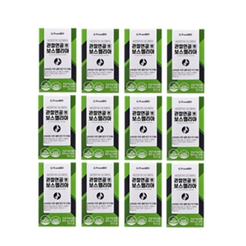 프롬바이오 관절 연골엔 보스웰리아 이병헌 무릎 850mg x 30정 12개