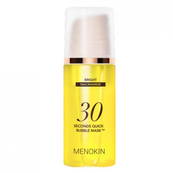 메노킨 30초 퀵 버블마스크 브라이트 95ml, 미백광채 버블팩 모공케어 화잘먹 마스크팩