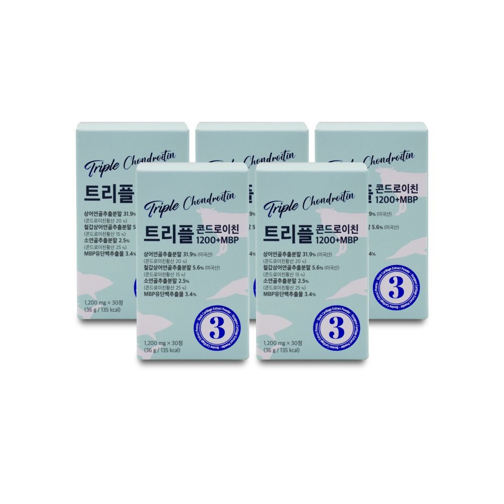 뉴온 트리플 콘드로이친 1200 1200mg x 30정 X 5박스 I