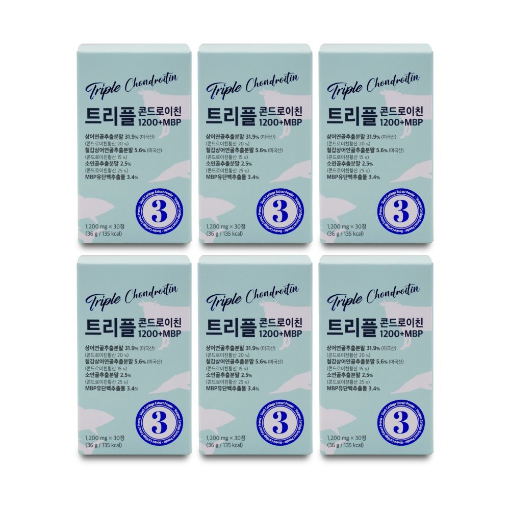 뉴온 트리플 콘드로이친 1200 1200mg x 30정 X 6박스 I