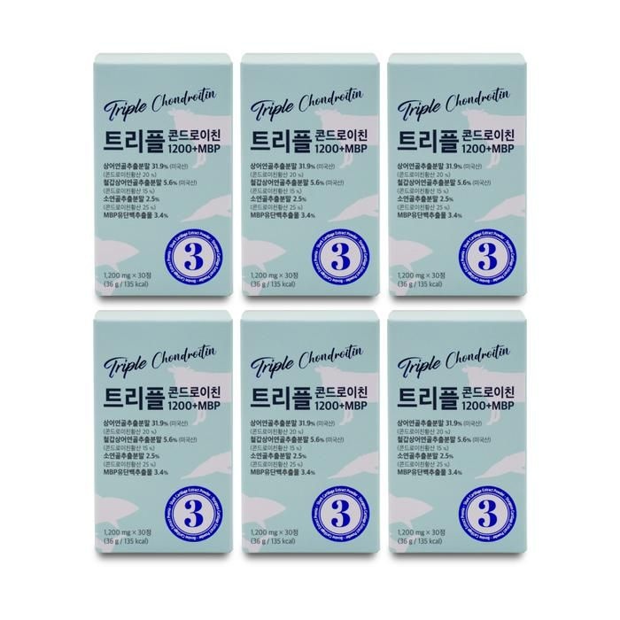 [뉴온] 뉴온 트리플 콘드로이친 1200 1200mg x 30정 X 6박스 I