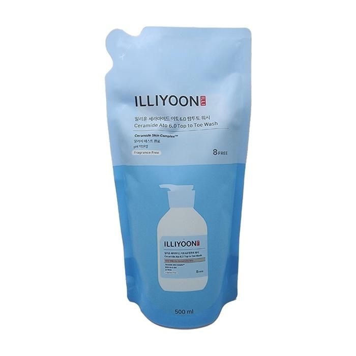 일리윤 세라마이드 아토 6.0 탑투토 워시 무향 500ml(리필) 올인원 샴푸겸용 바디워시 1개 Ss