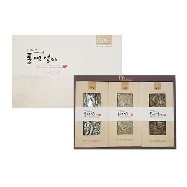 (현대Hmall) [작심밀도]산지직송 통영해 통영멸치 선물세트 3종 2호 (세멸,대멸,꼴뚜기)