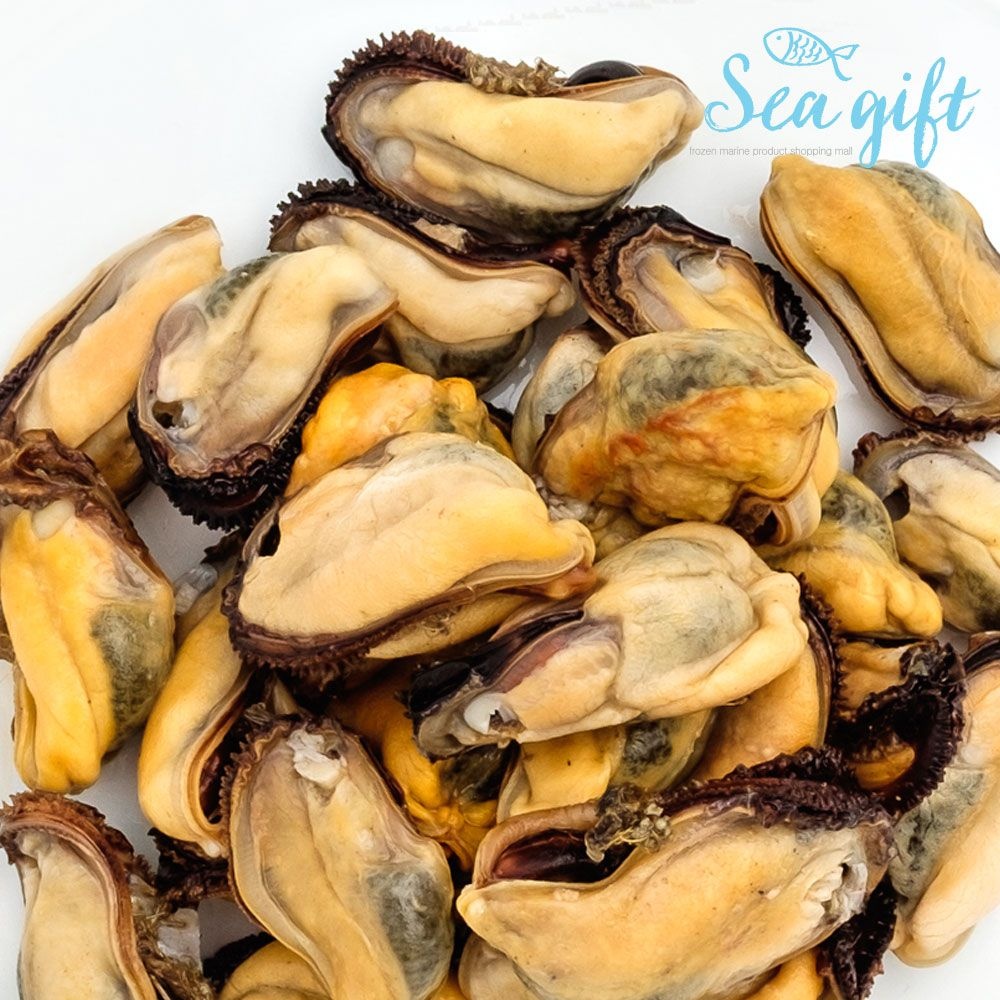 [씨기프트] 자숙 홍합살 2kg (200g x 10개) 1박스 홍합 찐홍합알 냉동홍합살 도매