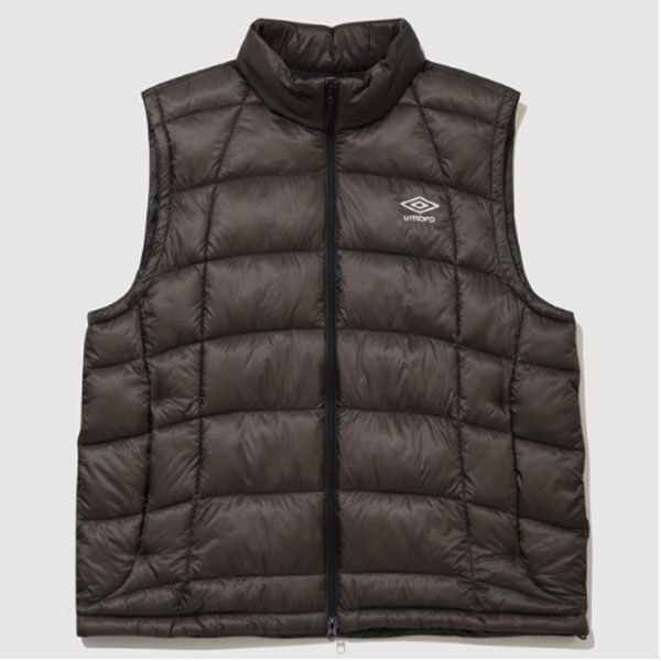 엄브로 엑스레이 경량 패딩 베스트 UR421CPVO1 MUD BLACK