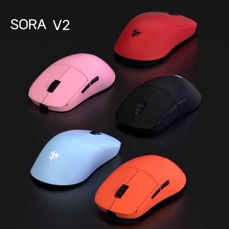 surenova협력사 [해외] Ninjutso Sora V2 39g 초경량 무선 마우스 8K 게이밍 e스포츠 광스위치