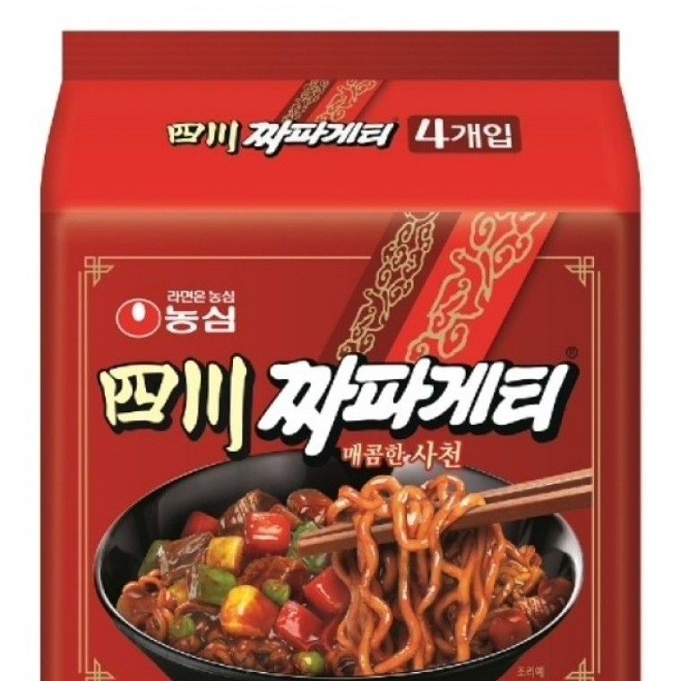 농심 농심 사천짜파게티 137g X 4개 매콤한맛