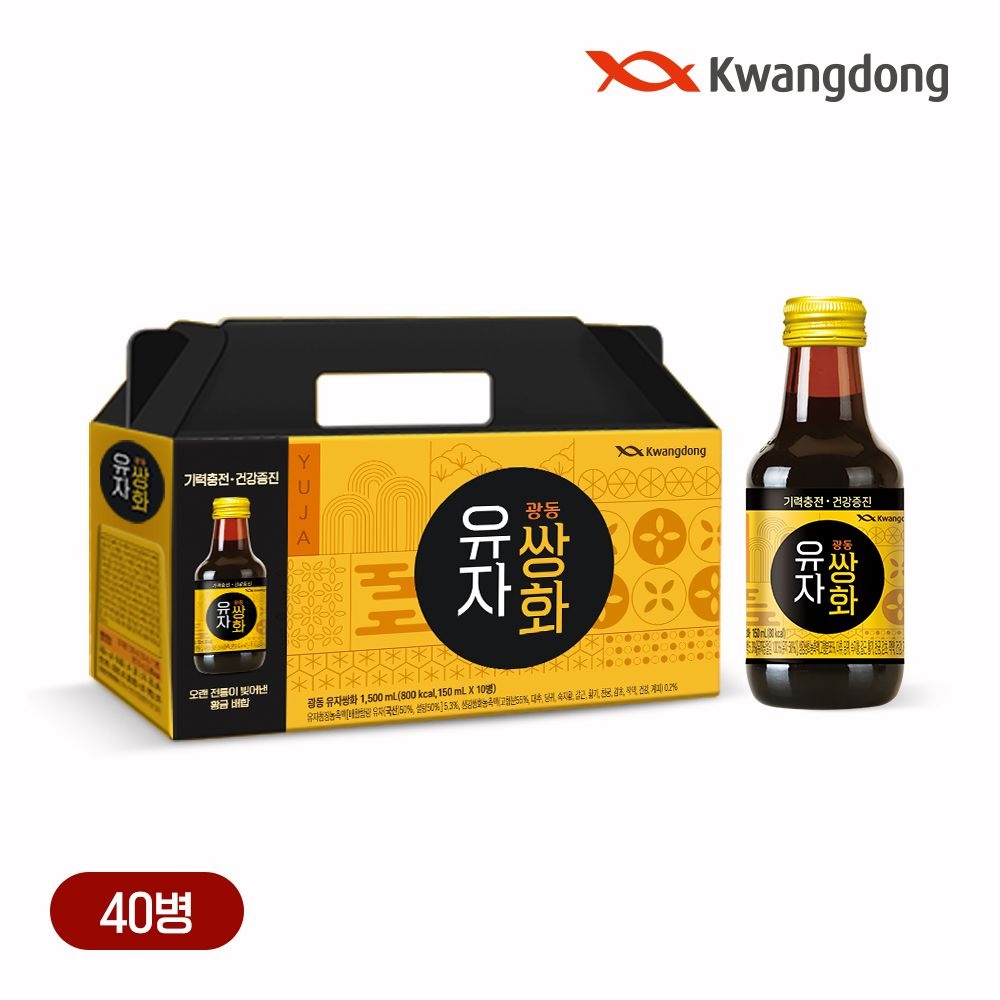광동 [광동직영] 유자쌍화 150ml x 40병