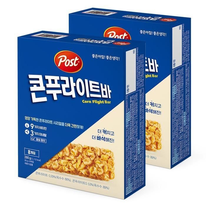 [포스트] 포스트 콘푸라이트바 280g x 2박스 총16개입