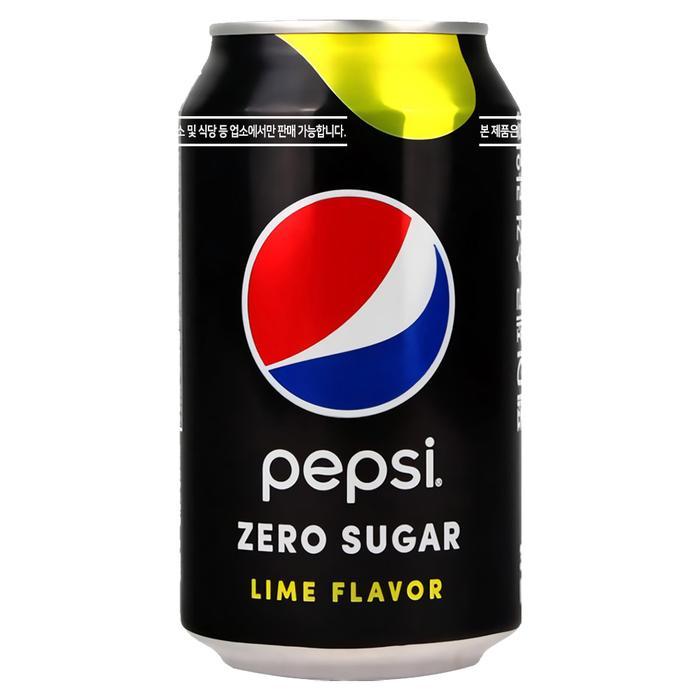 [롯데칠성음료]  펩시 제로슈거  라임향 업소용 355ml x 24캔