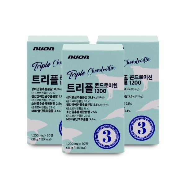뉴온 트리플 콘드로이친 1200 1200mg x 30정 X 3박스 I