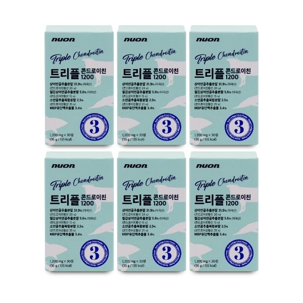 뉴온 트리플 콘드로이친 1200 1200mg x 30정 X 6박스 I