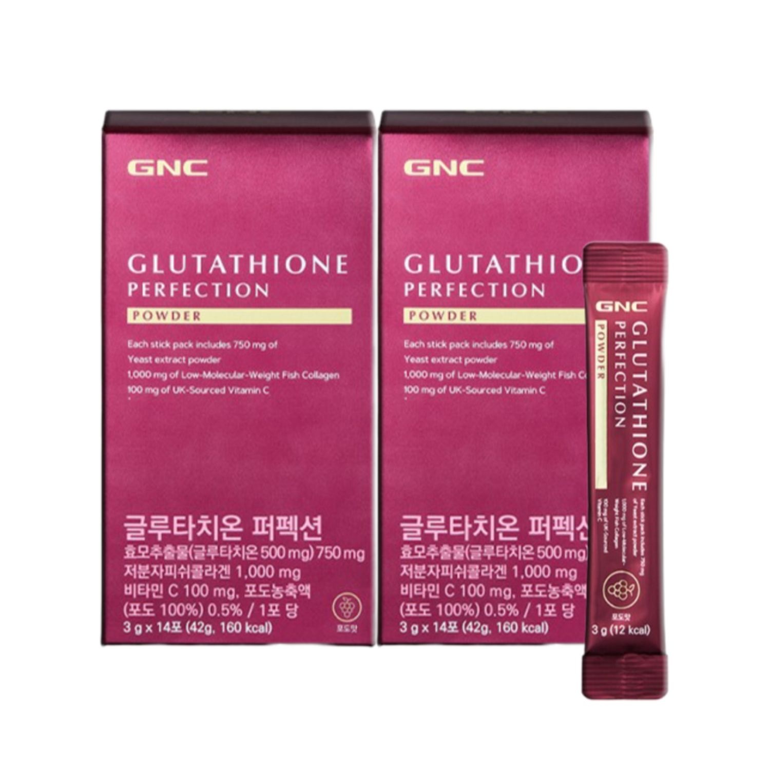 [롯데백화점] GNC [GNC] 글루타치온 퍼펙션 2개 (14포*2박스 / 저분자피쉬콜라겐 함유)