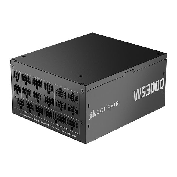 CORSAIR WS3000 80PLUS 플래티넘 풀모듈러 ATX3.1 (블랙) A/S 10년