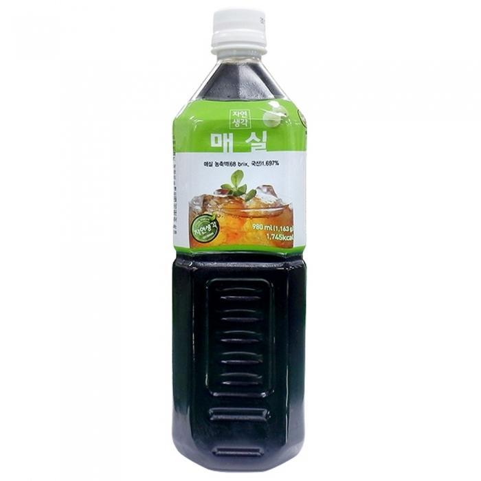 [희창유업] 자연생각 액상 매실 980ml x 5개