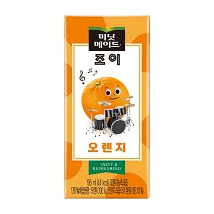 [콜라] 미닛메이드 조이 오렌지 195ml x 64팩
