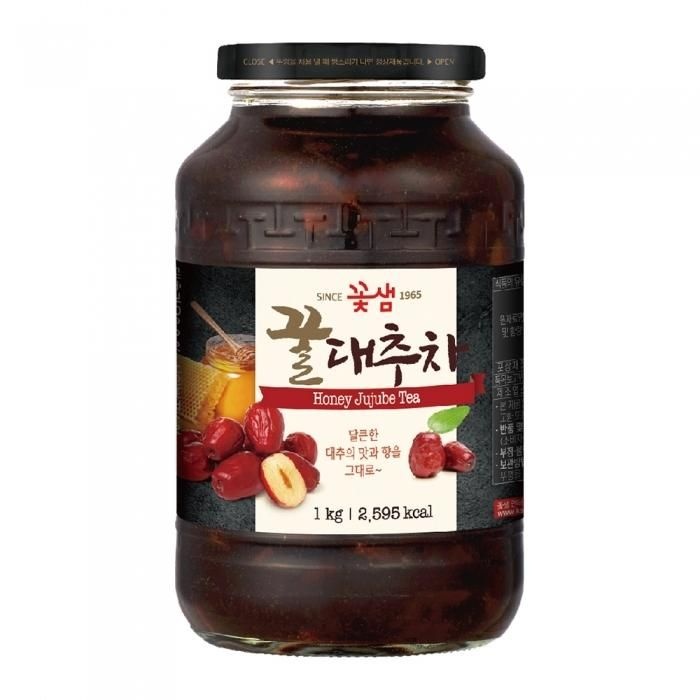[꽃샘식품] 꽃샘 꿀 대추차 1kg x 6개