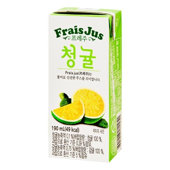 [일화] 일화 프레주 청귤 190ml x 24팩