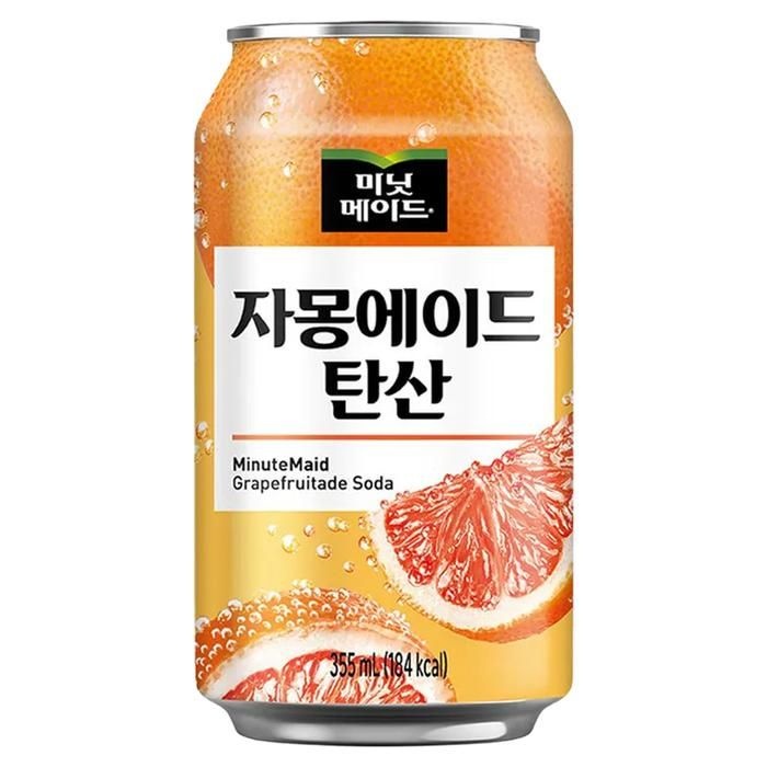 [오늘출발] [해태] 미닛메이드 자몽에이드 탄산 355ml x 24캔