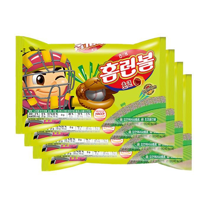 [해태] 해태 홈런볼 초코 41g(4개번들) x 3개